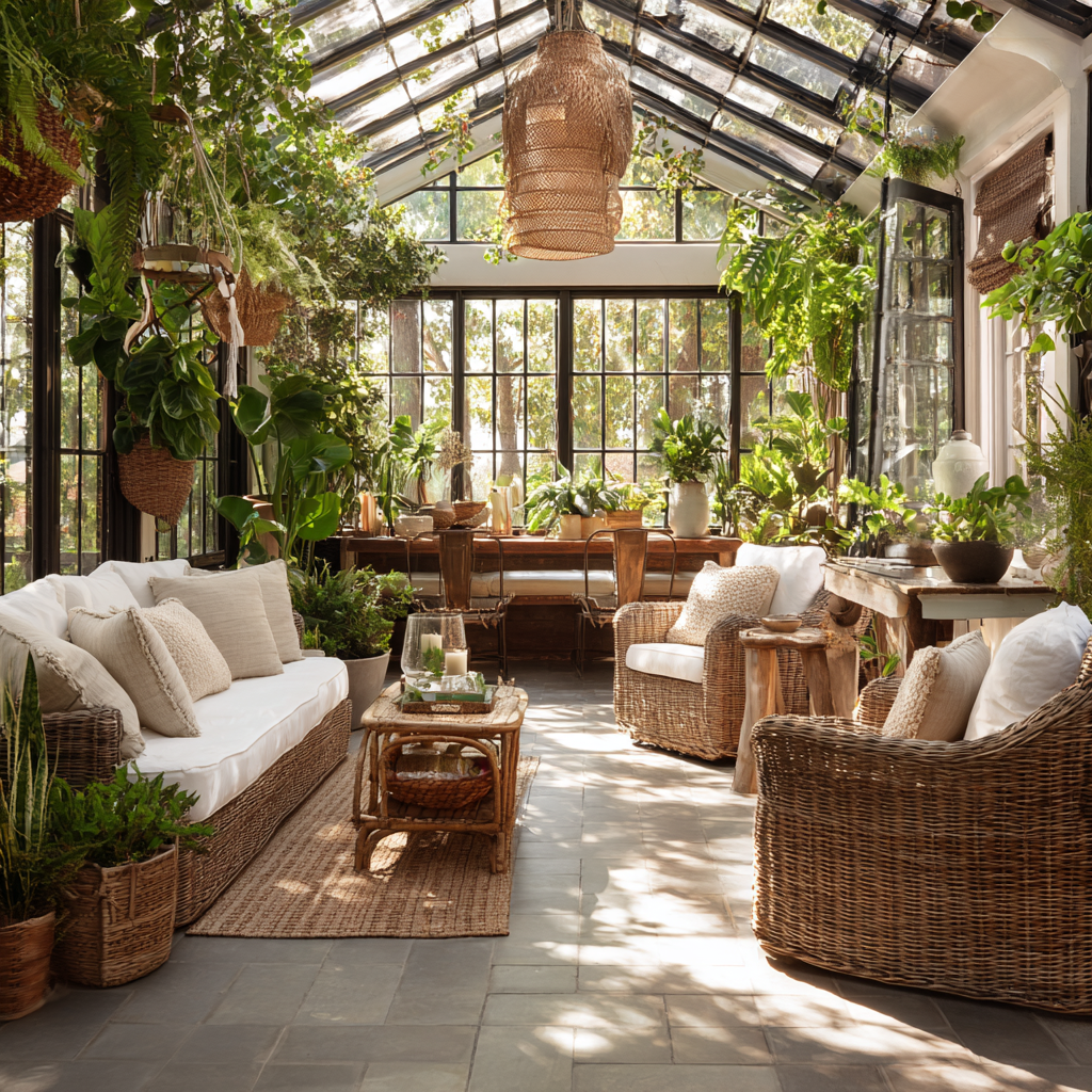 Sunroom lounge at SMI Detox treatment center
